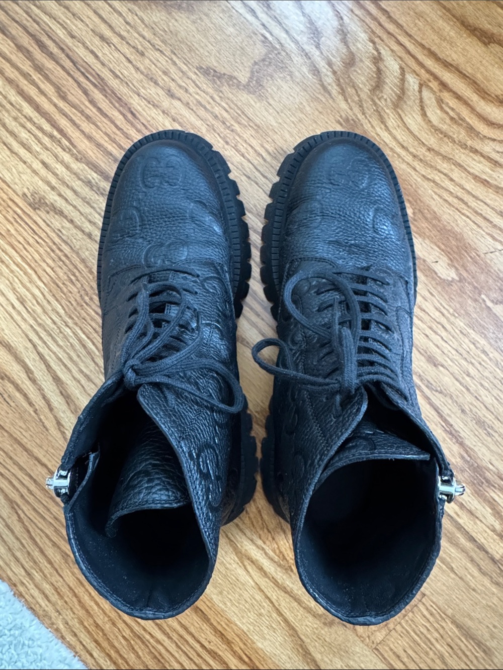 GUCCI women’s combat boots - size 39 - Picture 6 of 7